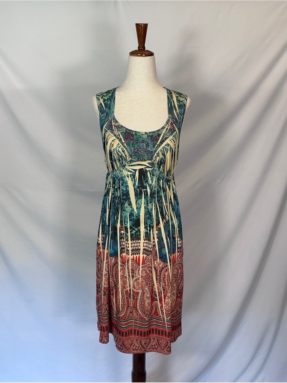 One World Y2K Fairy Dress w/ Beaded Detail